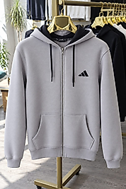 KAPÜŞONLU SWEATSHIRT ŞARDONLU