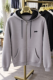 KAPÜŞONLU SWEATSHIRT ŞARDONLU